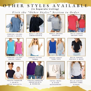 a group of women wearing different styles of shirts