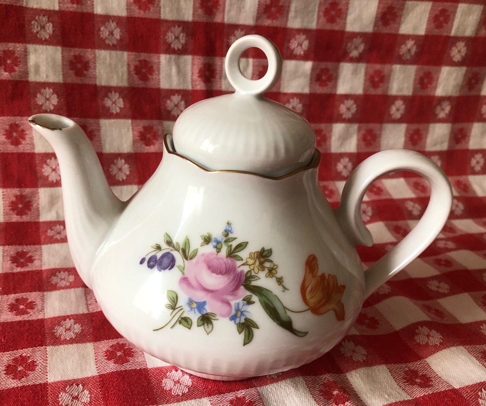 JL Menau Porcelain Teapot Made in German Democratic Republic Etsy