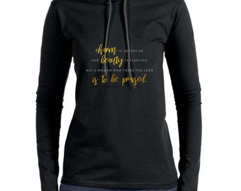 Proverbs 31:30 Lightweight Long Sleeve