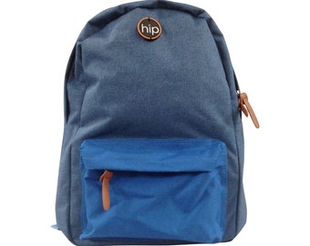 Rucksack Canvas Fronttasche DENIM BLUE