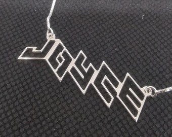 JOYCE name chain | any name | necklace with name, name pendant, name chain font, font necklace, script necklace, Christmas gift,