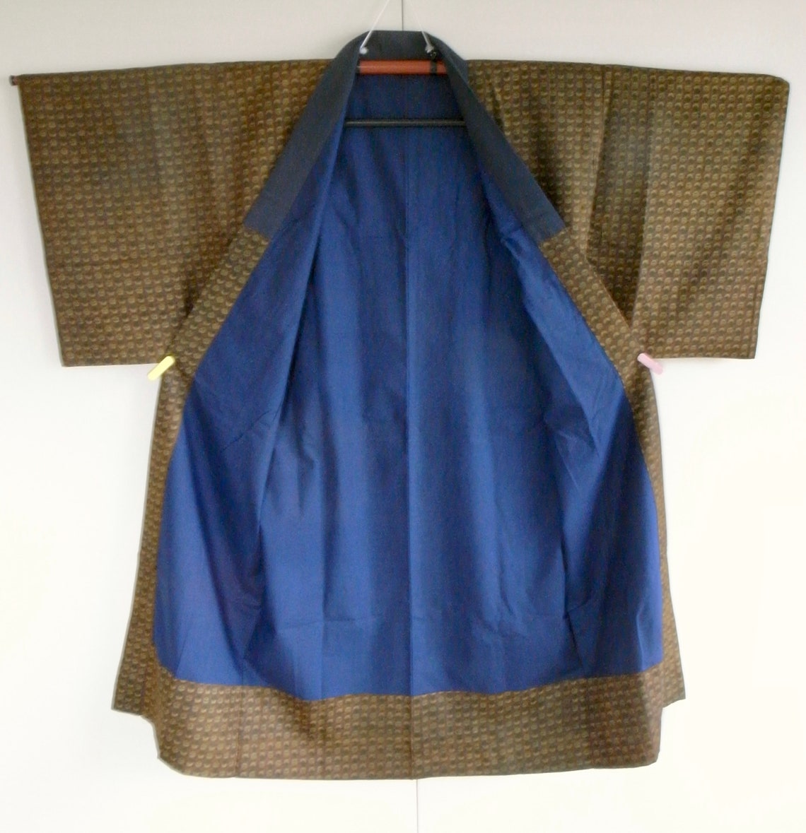 Men's antique nagajuban 125cm kimono inner wear for | Etsy