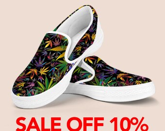 vans pot leaf shoes