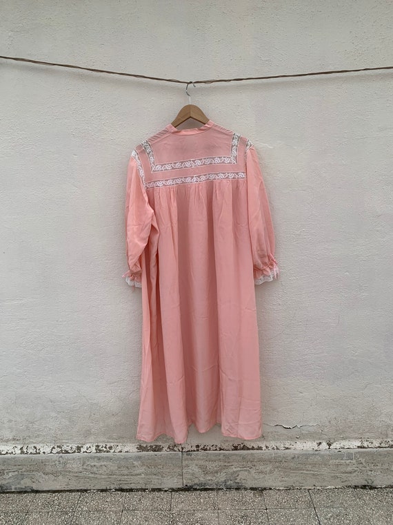 ANAÏS Antique blush pink dress with high neckline… - image 6