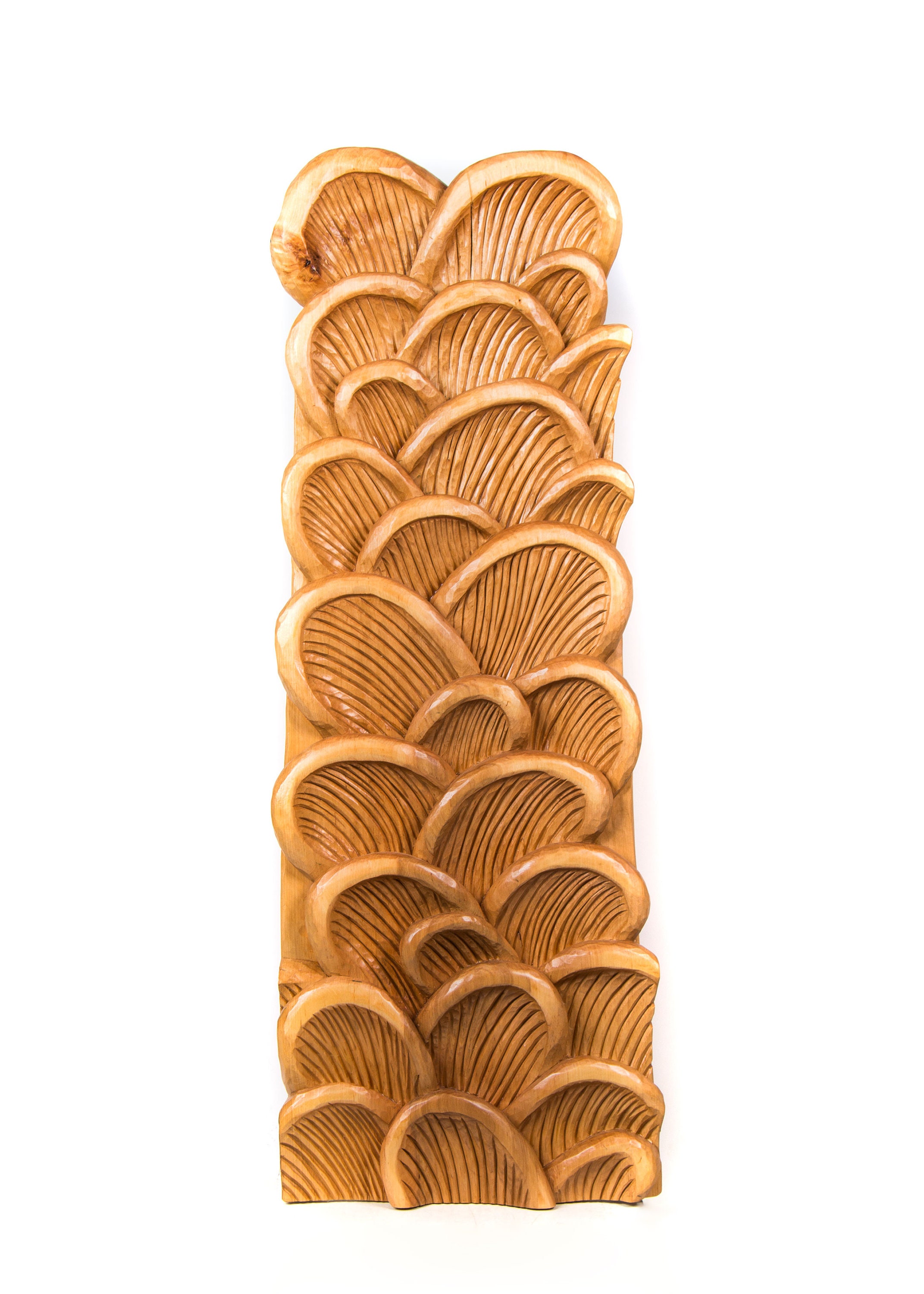Wall decor hand carved wood panel Mushrooms Etsy