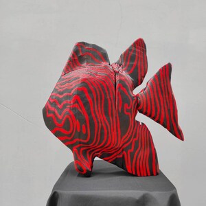 Hand carved interior figurine &quot;Fish&quot;