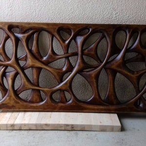 Beautiful hand carved wall panel