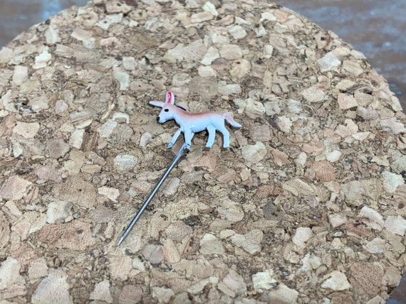 Mini Donkey Hat Pin - image 3