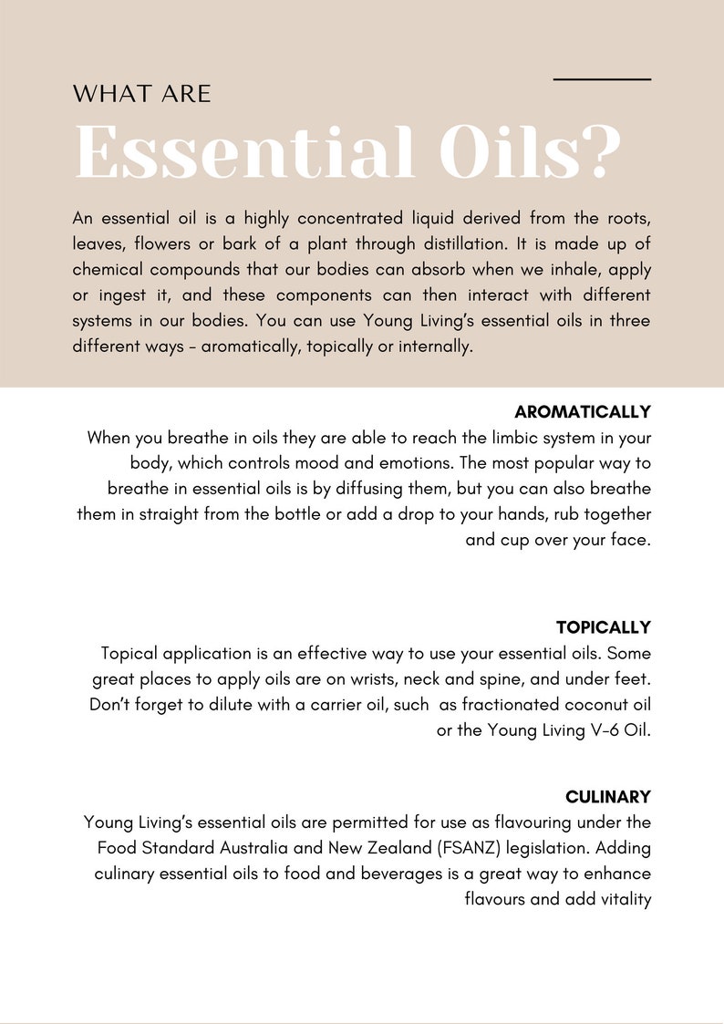 YOUNG LIVING Welcome Pack Starter Bundle Printable Cards for | Etsy