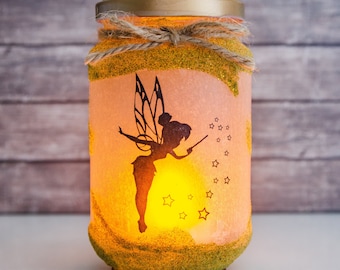 Tinkerbell Candle Holder - Tinkerbell Decor - Tinkerbell Candle - Peter Pan