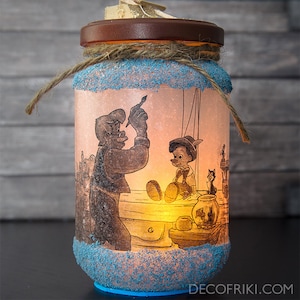 Pinocchio Decor - Pinocchio Candle Holder - Pinocchio Decorations