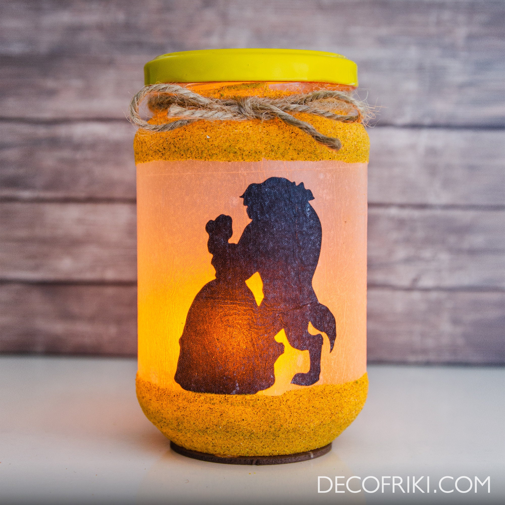 Beauty and the Beast Candle Holder Beauty and the Beast Gift Etsy UK