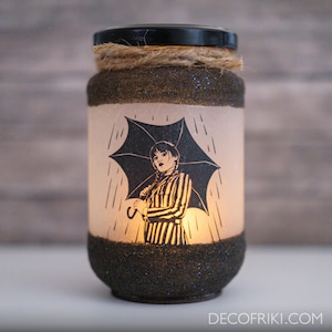 Wednesday Addams Candle holder - Halloween Decorations - Wednesday Decor