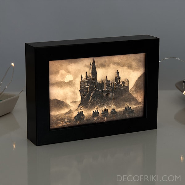 Fantasy Light Box - Halloween Deko - Halloween Kerzenhalter - Geek Kerzenhalter - Friki Deko - Fantasy Deko