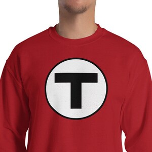 Sudadera Boston T / sudadera de recuerdo de Boston / regalo MBTA Boston