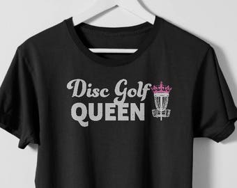 Disc Golf Queen Shirt Funny Vintage Frolf Tee