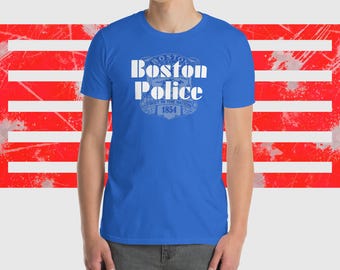 Boston Police Shirt Vintage BPD Tee