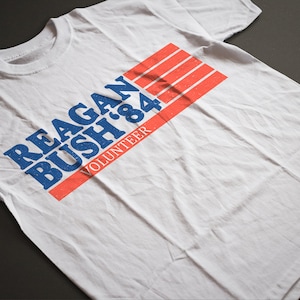 Reagan Bush 84 Shirt Vintage Election Tshirt Republican Shirt