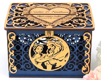 The Beast Wedding Card Box, Decor, Wedding Reception, Monetary Gift, Wedding Envelope, Quinceanera, Money Box