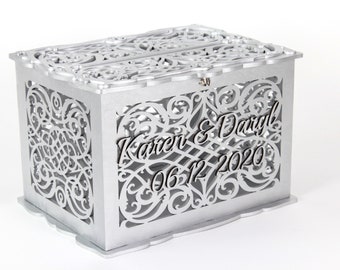 Wedding Card Box, Wedding Envelopes, Wedding Reception Monetary Gift, Wedding Card Holder