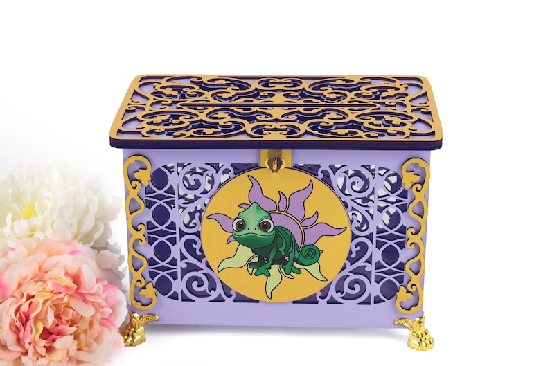 Tangled Wedding Card Box Quinceanera Envelopes Holder Etsy