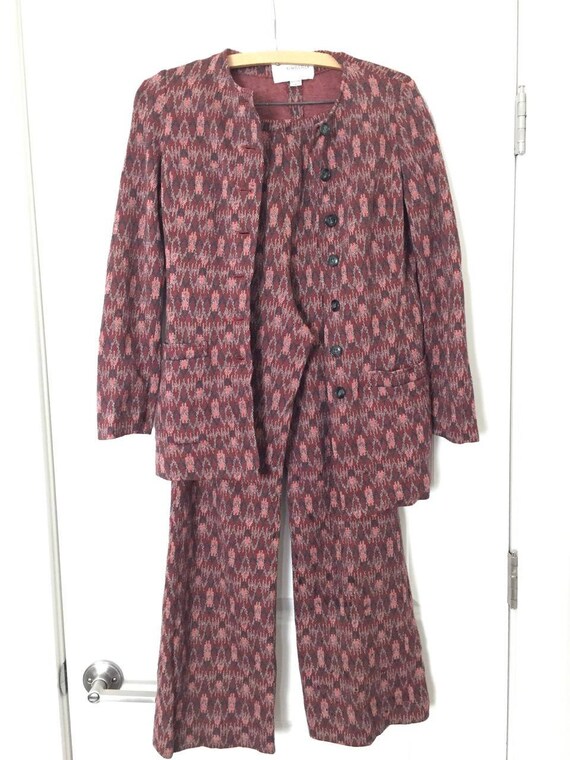 Geo Jacquard Knit Suit