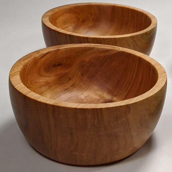 3-4 inch  Wood Bowl Cherry, Walnut, or Pecan bowls //ice cream bowls//popcorn bowls snackbowlsgiftforhergiftforhimgiftformomhousewarming