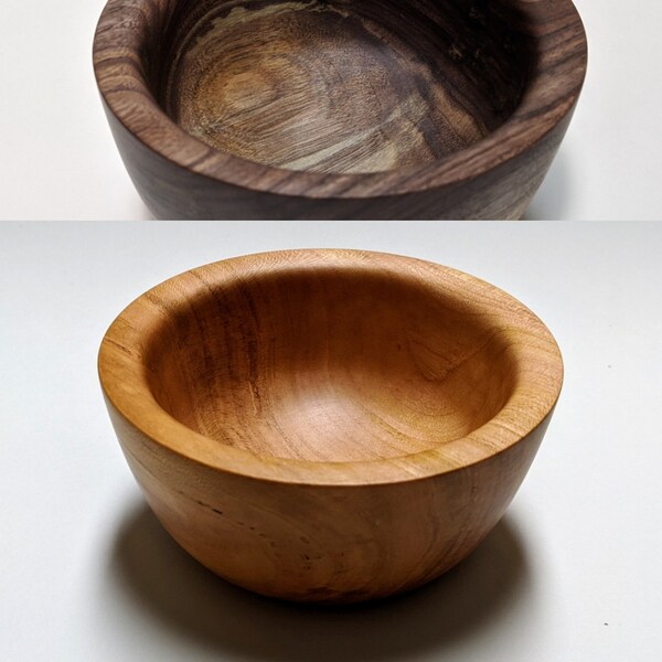 Small Antique Wood Bowl Etsy