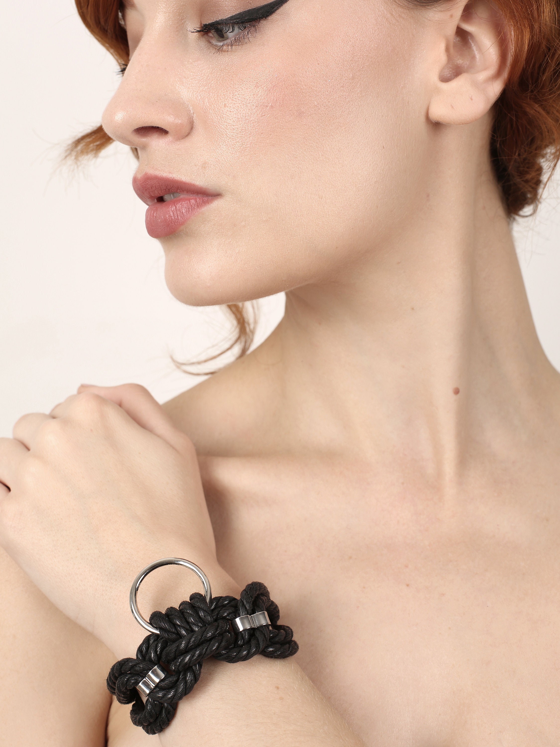Tejou Cuff O Ring Bracelet Rope Bondage Shibari Unisex In Etsy Sweden