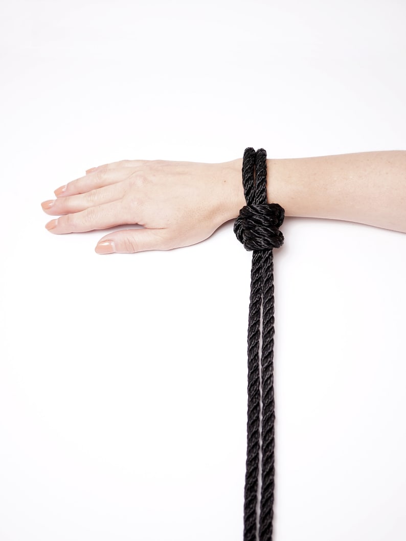 Self Tie Cuff Set Rope Bondage Shibari Restraint Bdsm Play In Etsy