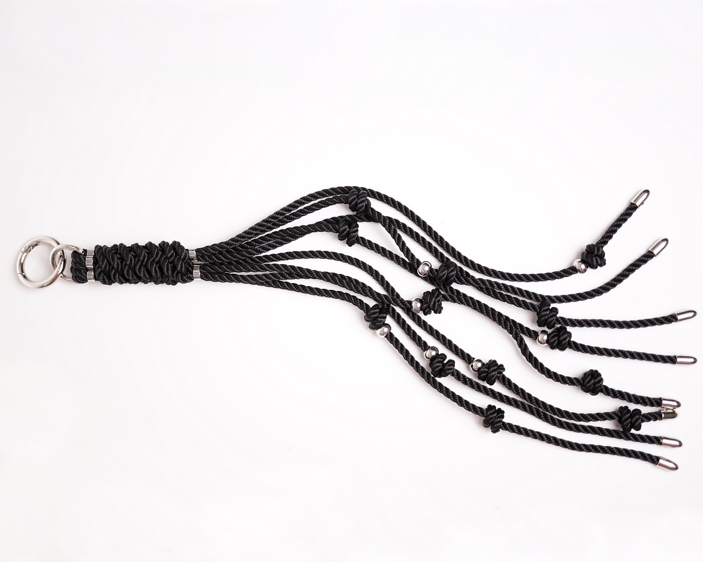 Costume Whip SZCO Leather Cat-O-Nine Tails Whip - Pack Of 12, 10 Inch ...