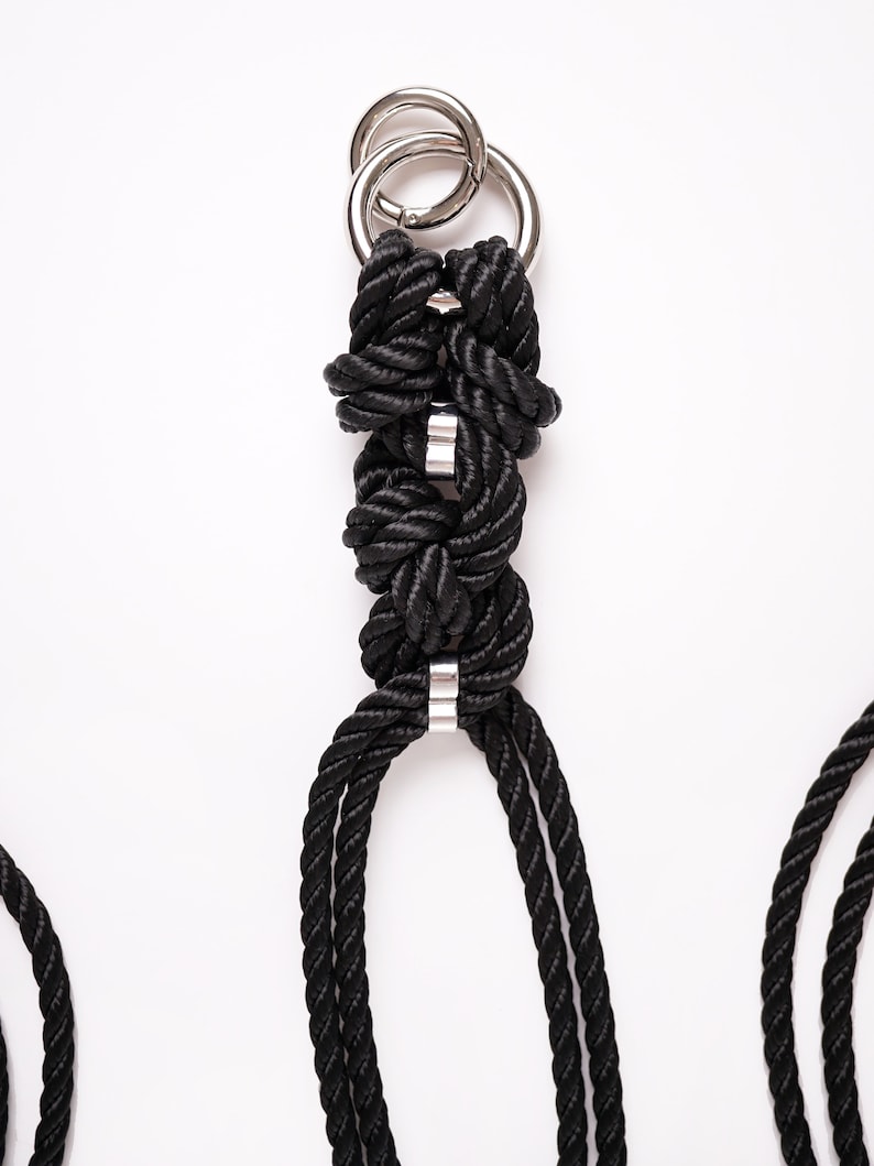 MEGAMI Shibari Rope Bondage Choker With Detachable Selftie Etsy