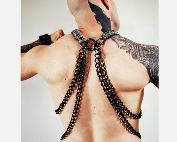 SAKANA CHAIN HARNESS Unisex Shibari Rope Bondage Chest Piece -  Canada