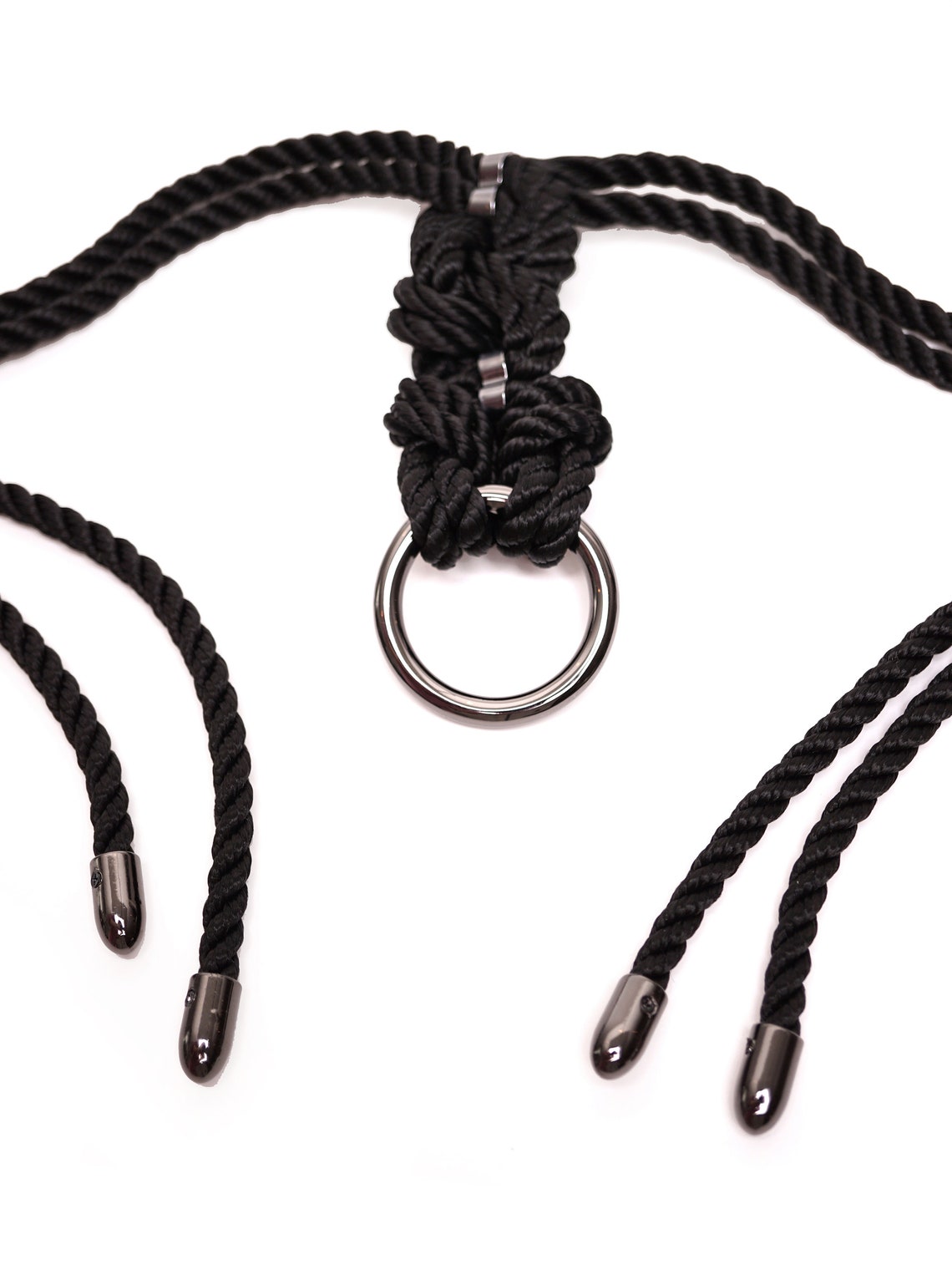 SELF-TIE Shibari Rope Bondage Torso Harness in Black | Etsy