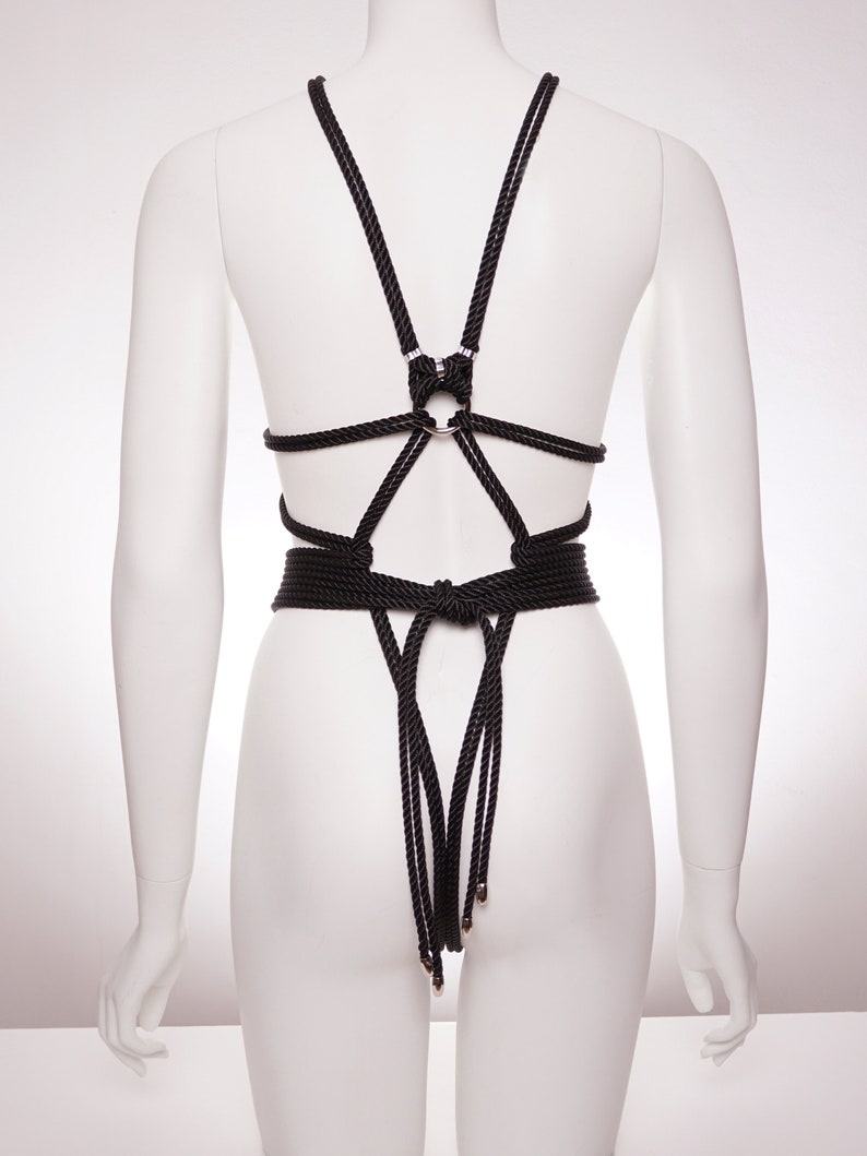 SELFTIE Full Body Shibari Harness in Black Etsy