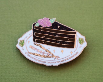 Practical Magic Chocolate Cake Pin