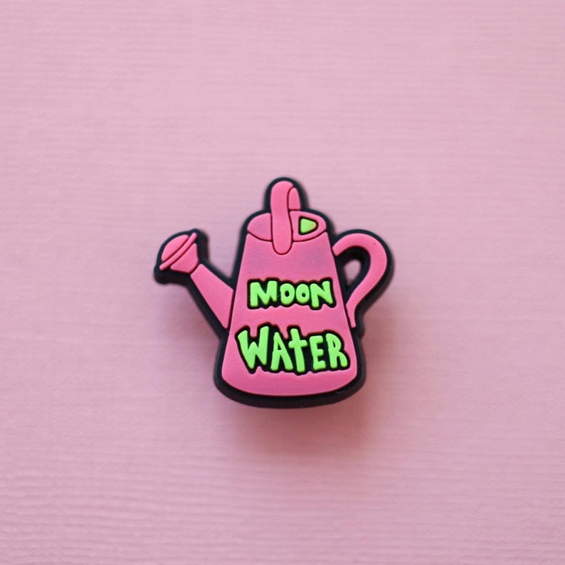 Garden Magick Shoe Charms MOON WATER CAN