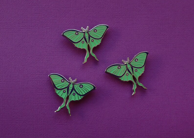 Luna Moth Pin image 4