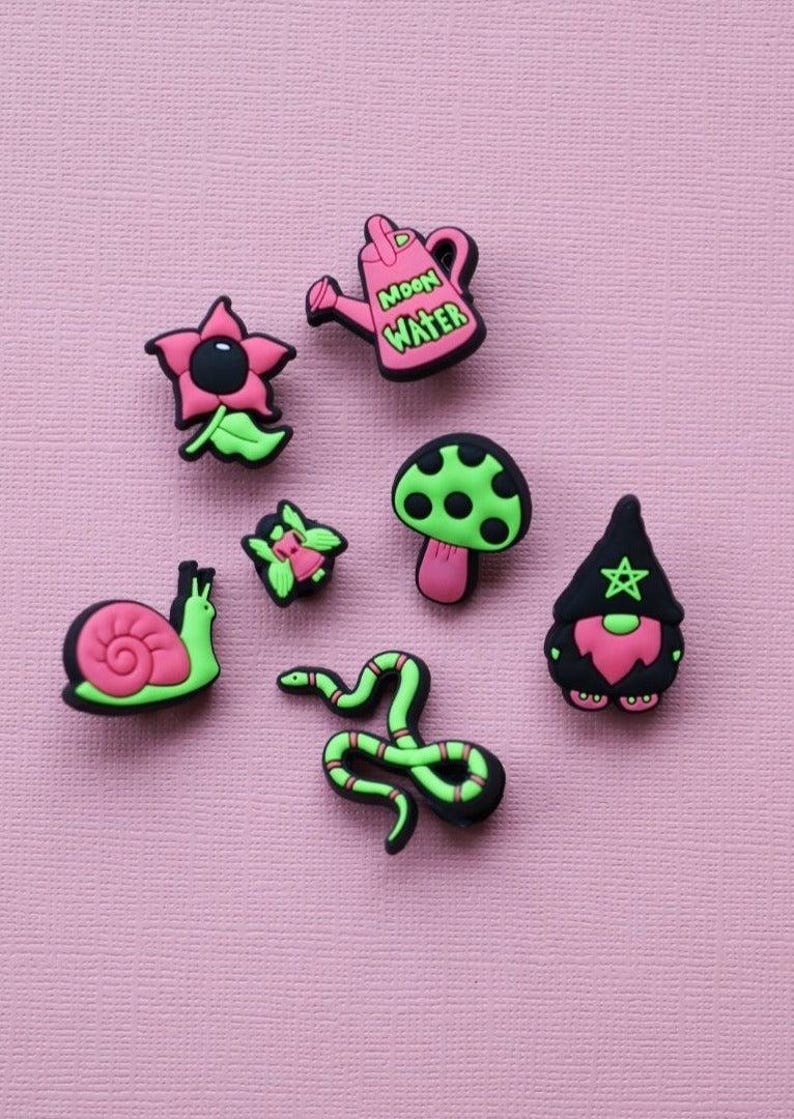 Garden Magick Shoe Charms FULL SET