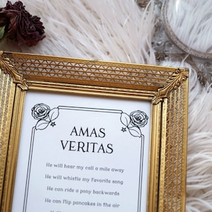 Amas Veritas Print