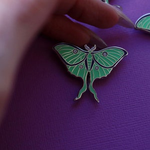 Luna Moth Pin image 2