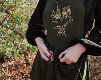 Green Witch Harvest Apron