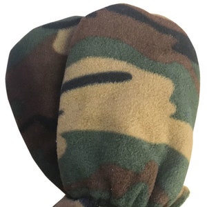 Cuddlz Grün Camouflage Muster Fleece Gepolsterte Erwachsene Größe Handschuhe Handschuhe Unisex Für Männer oder Frauen