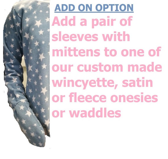 long sleeve onesies with mittens