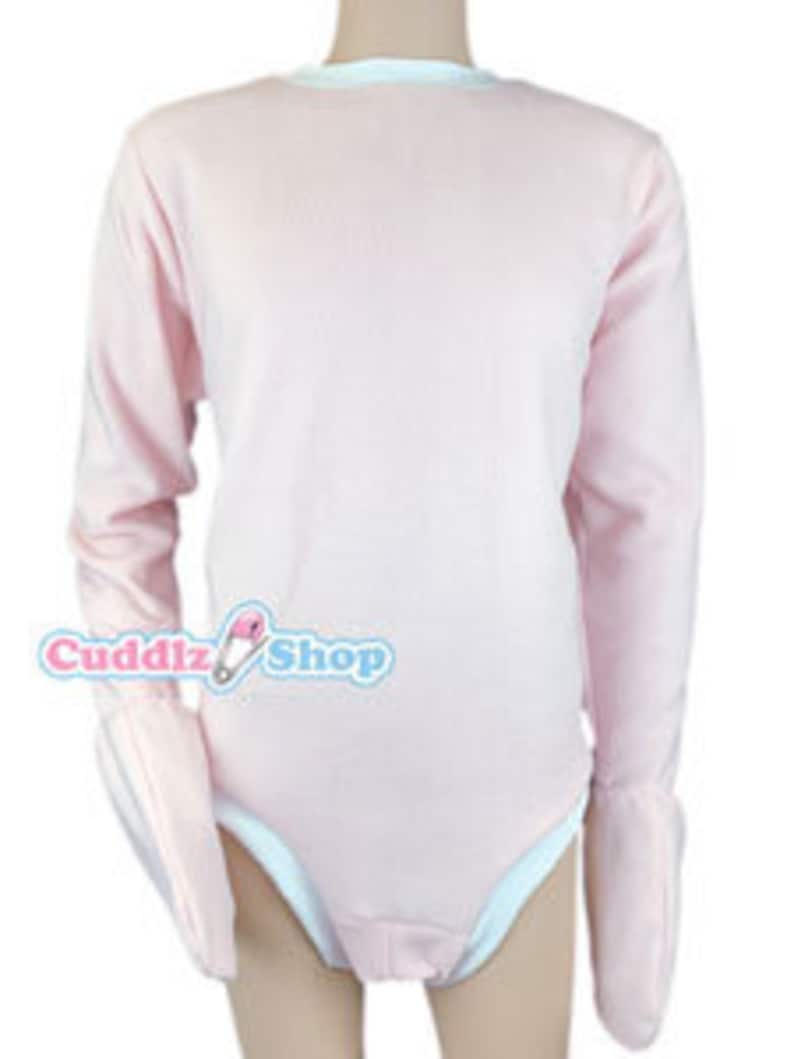 Long Sleeve with mittens to one of our Fleece wincyette or Satin onesies. ADD ON OPTION