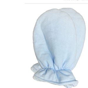 Cuddlz Baby Blue Wincyette Adult Baby Mittens ABDL