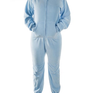 Adult Onesie All in One Fleece Footed Sleeper Pyjamas Romper Bodysuit ...