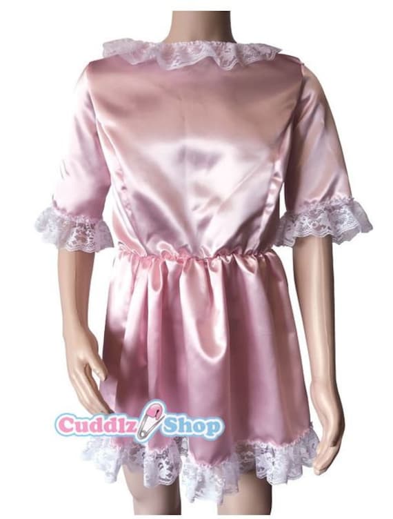 satin baby doll dress