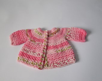 Bright Pink Baby Cardigan