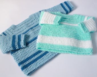 Pull bébé au crochet